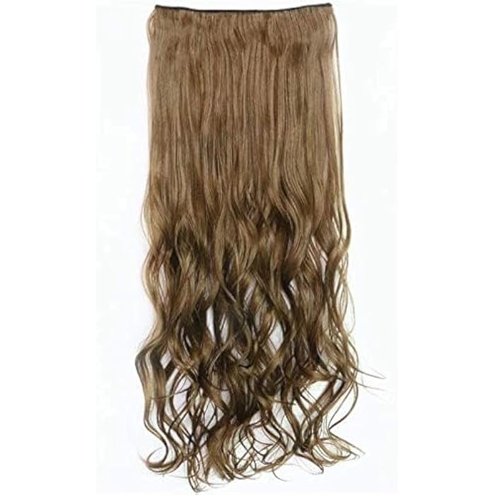 DILLARDS Fashion Fluffy Long Curly Hair Extension Golden Brown - Image 2